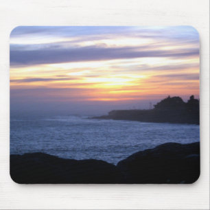 Sunset over Santa Cruz Mouse Mat