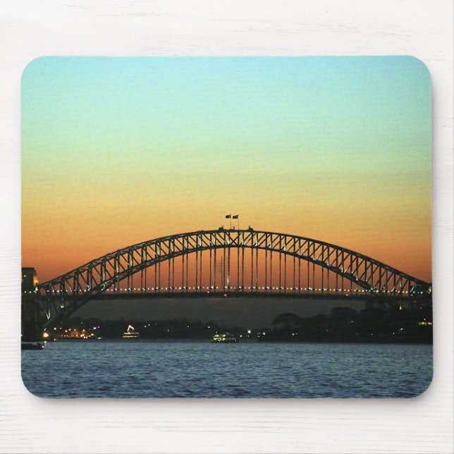 Sunset over Sydney Harbour Bridge, Australia Mouse Mat (Front)