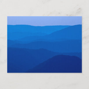 Sunset Over the Allegheny Mountains, West Virginia Postcard