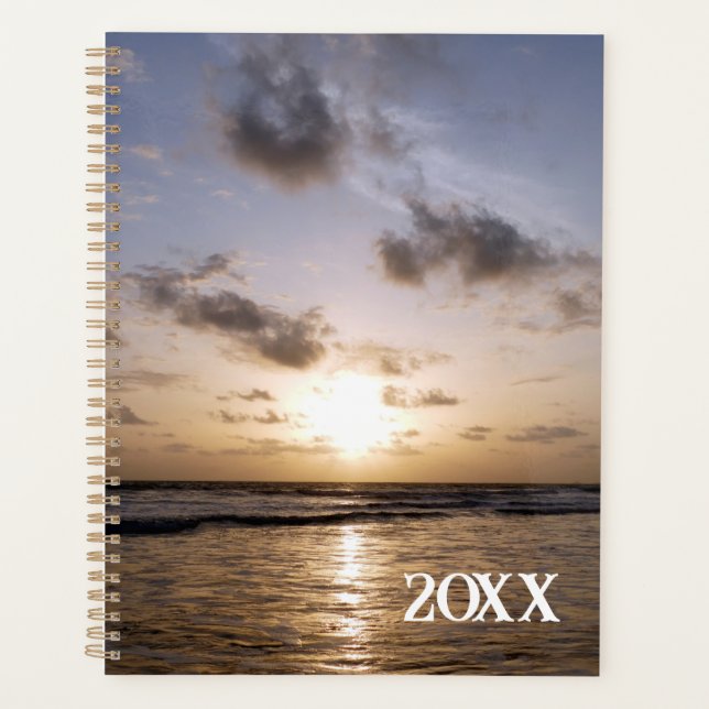 Sunset over the Arabic Sea Planner (Front)