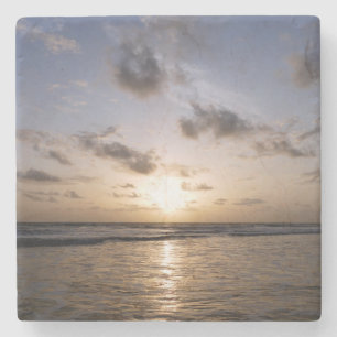 Sunset over the Arabic Sea Stone Coaster