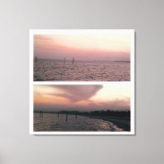 Sunset over the Bay Canvas Print