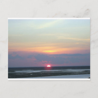Sunset Over the Bay in Margate, NJ Postcard
