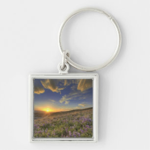 Sunset over the Bitterroot Mountains and vast Key Ring
