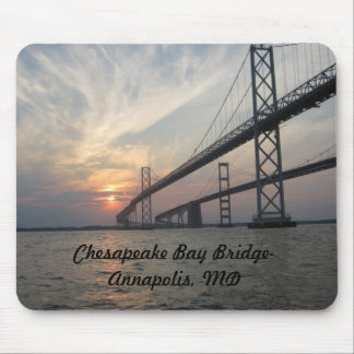 Sunset over the Chesapeake Bay Bridge Mouse Mat