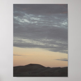 Sunset Over the Great Sand Dunes, Colorado Poster
