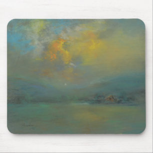Sunset Over the Hills (by Glenn Cooper Henshaw) Mouse Mat