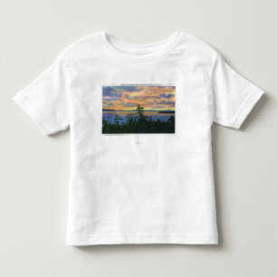 Sunset over the Lake, Adirondack Mts in Toddler T-Shirt