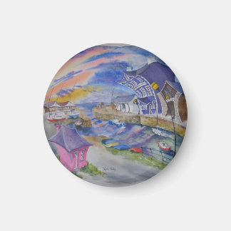 Sunset over The Lime House Magnet