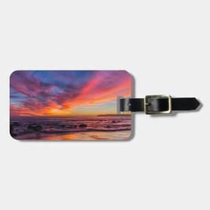 Sunset over the Pacific from Coronado 2 Luggage Tag
