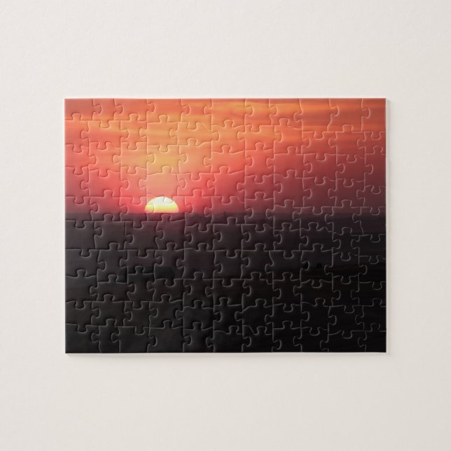 Sunset over the Palouse Jigsaw Puzzle (Horizontal)