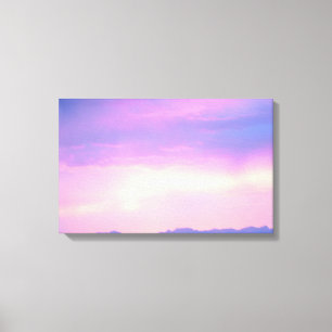 Sunset Over the Rockies Near Denver, Colorado Canvas Print