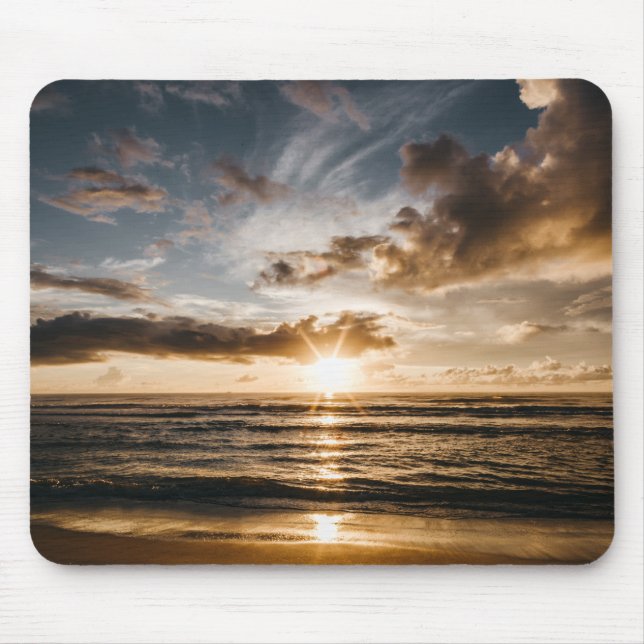 Sunset Over the Sea Mouse Mat (Front)