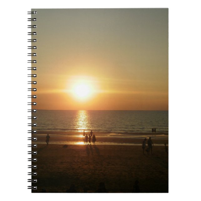 Sunset Over the Sea Notebook (Front)