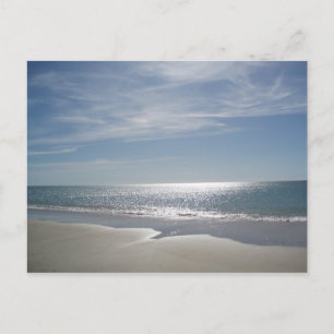 Sunset over the Sea Postcard