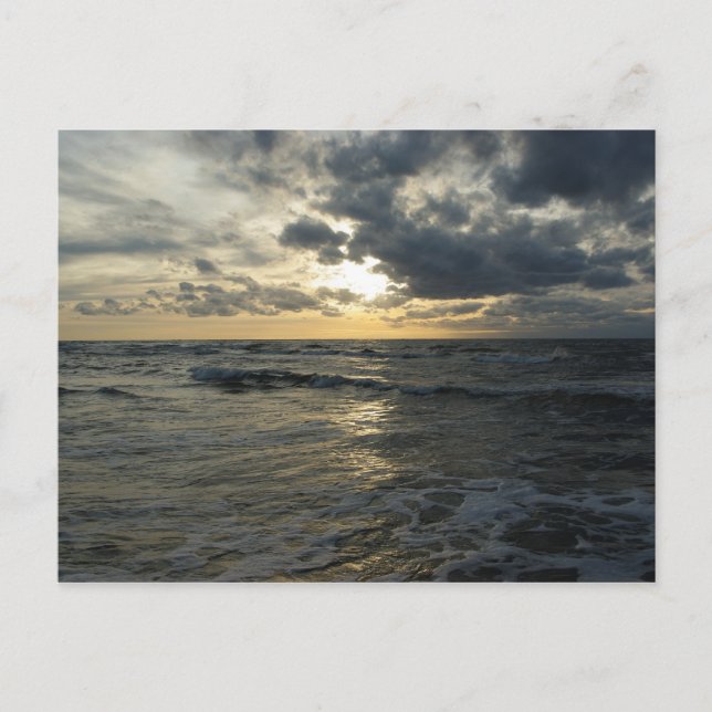 Sunset Over the Sea Postcard (Front)