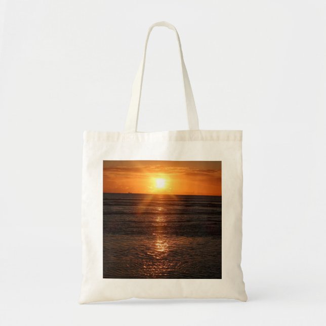 Sunset over the Sea Tote Bag (Front)