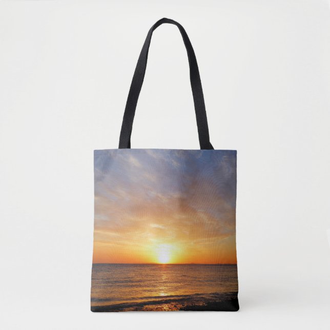 SUNSET OVER THE SEA TOTE BAG (Front)