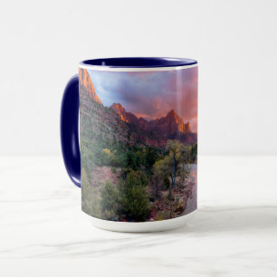 Sunset Over the Watchman Mug