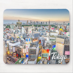 Sunset Over Tokyo, Japan Mouse Mat