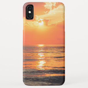 sunset over water iPhone XS max case