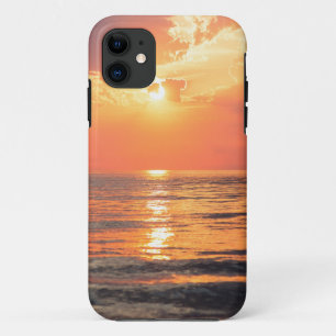 sunset over water iPhone 11 case