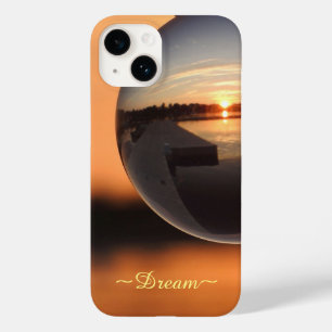 Sunset Over Water Crystal Ball - Dream  Case-Mate iPhone 14 Case