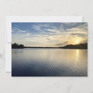 Sunset Over Wildcat Lake Card