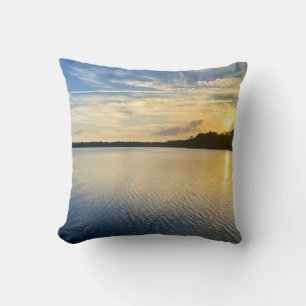 Sunset Over Wildcat Lake Cushion