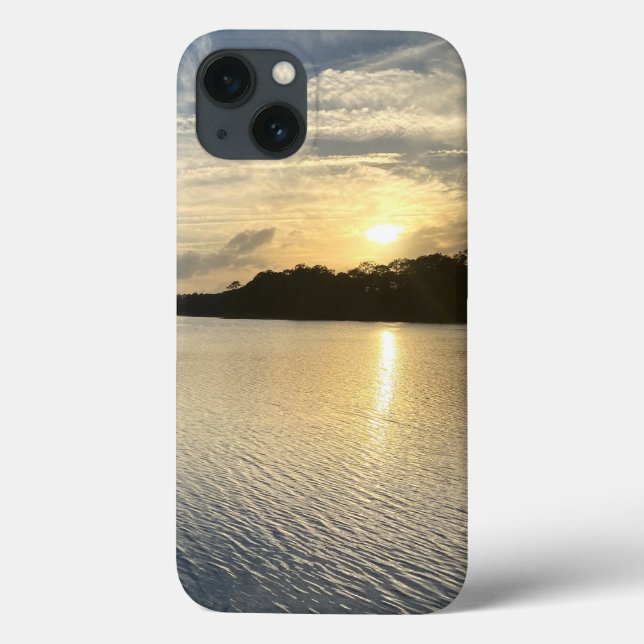 Sunset Over Wildcat Lake iPhone Cases (Back)