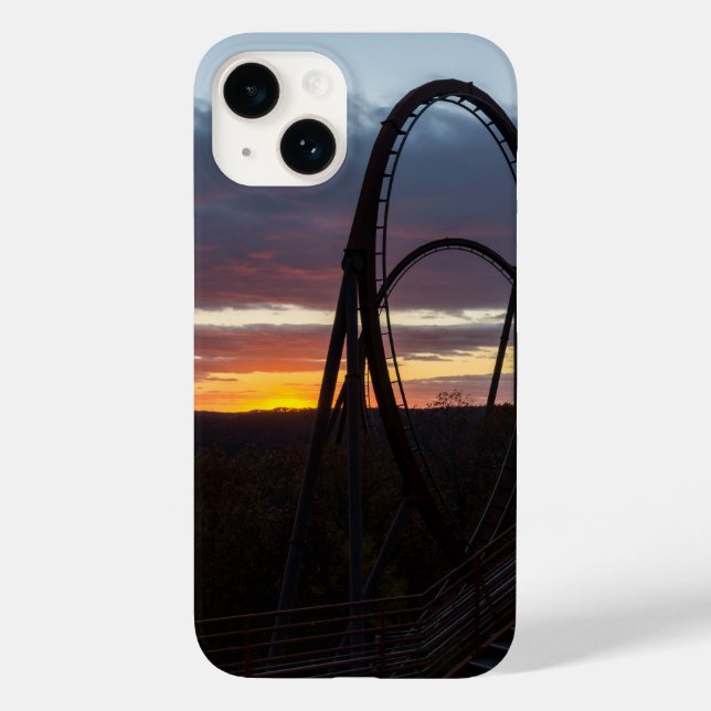 Sunset Over Wildfire iPhone Case (Back)
