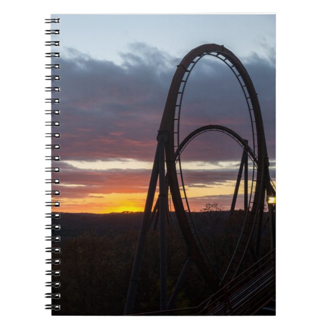 Sunset Over Wildfire Notebook (Front)