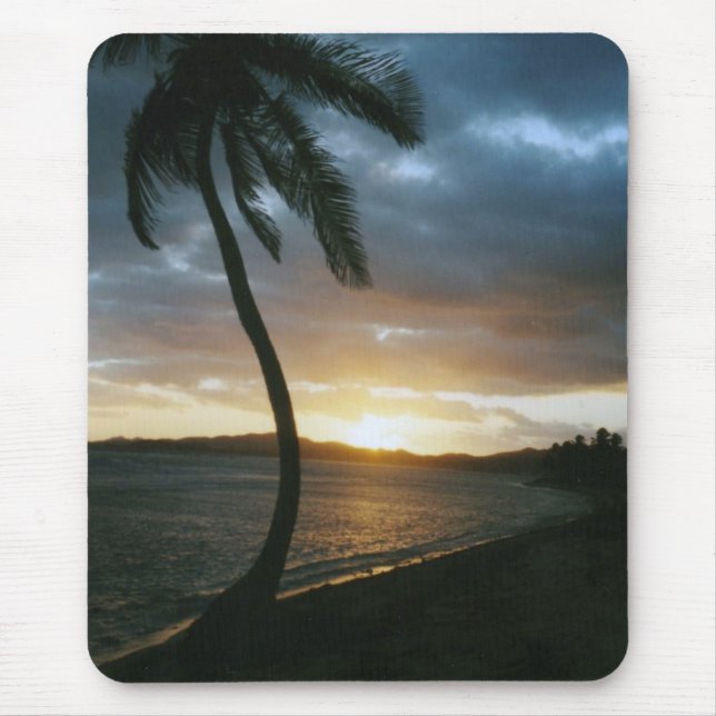 Sunset Palm Mousepad (Front)