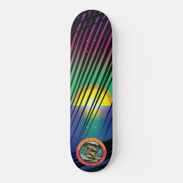 Sunset Palm Skateboard (Front)