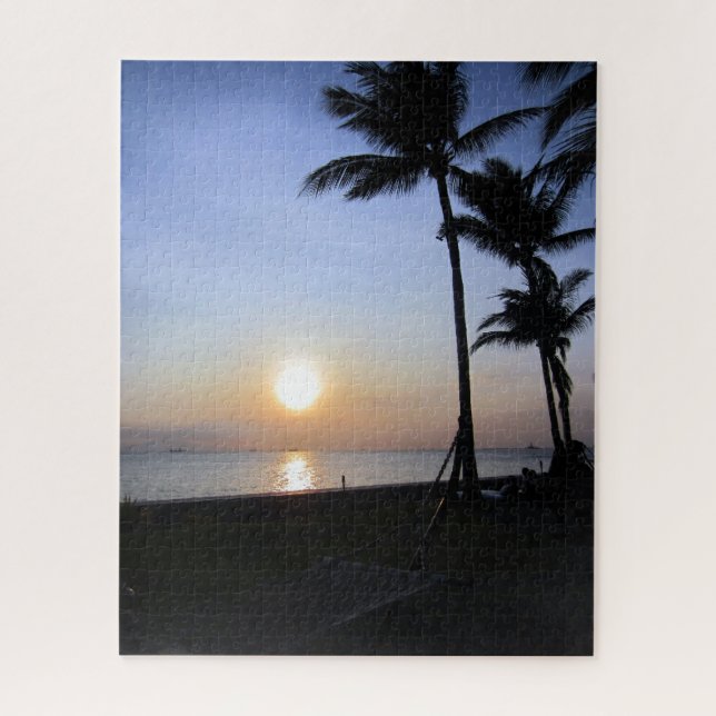 sunset palms jigsaw puzzle (Vertical)