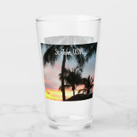 Sunset Palms Tropical Landscape Photography