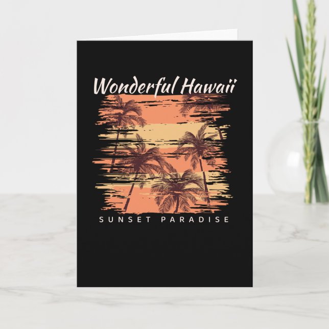 Sunset Paradise Card (Front)