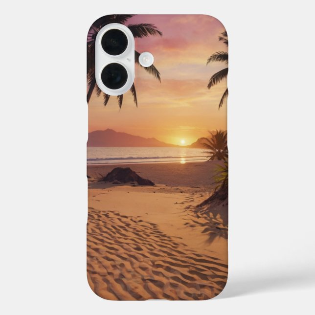Sunset Paradise Case-Mate iPhone Case (Back)