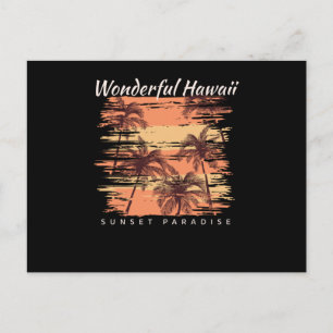 Sunset Paradise Postcard