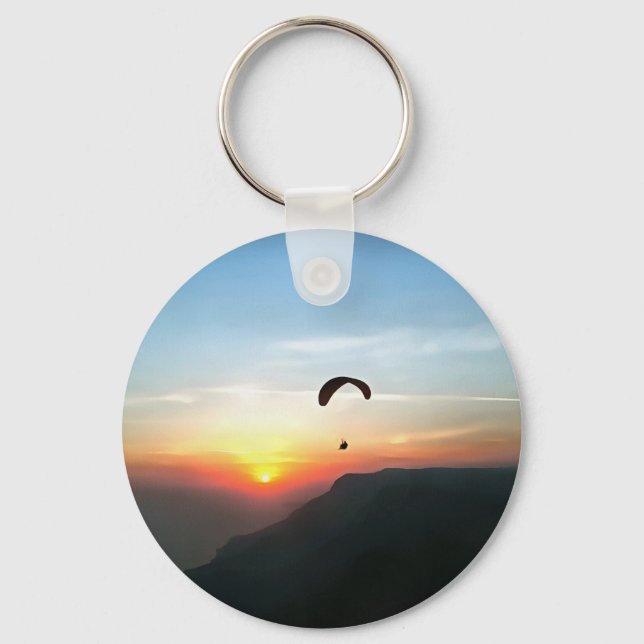 Sunset Paraglide Key Ring (Front)
