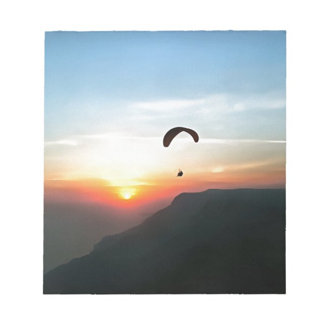 Sunset Paraglide Notepad (Front)