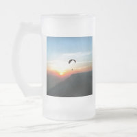 Sunset Paraglide Wanderlust Extreme Sports Art