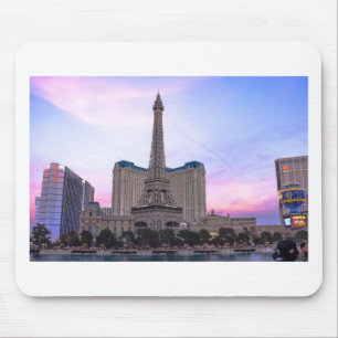 Sunset Paris Las Vegas Tour Eiffel Fake Mouse Mat