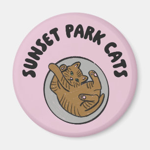 Sunset Park Cats   Magnet   Bobbin Rescue Kitten