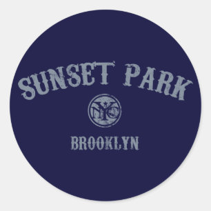 Sunset Park Classic Round Sticker