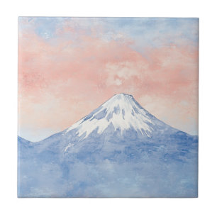 Sunset Peaks – Golden Mountain Dreamscape Tile