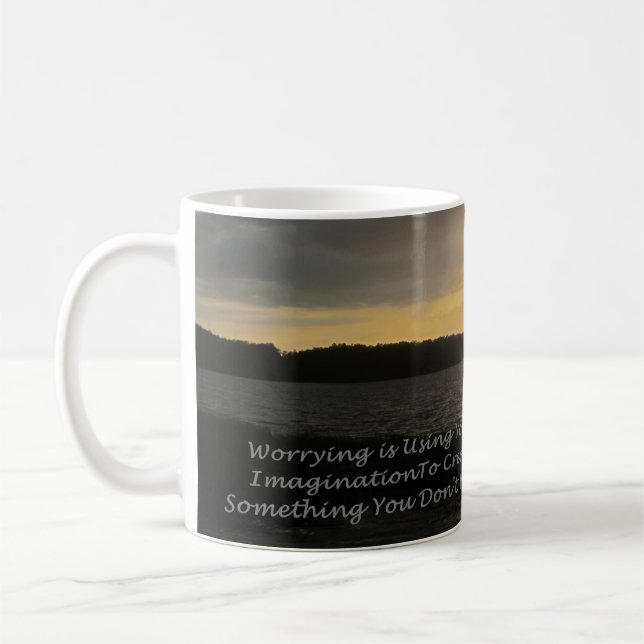 Sunset photo created into a coffee mug. mug (Left)
