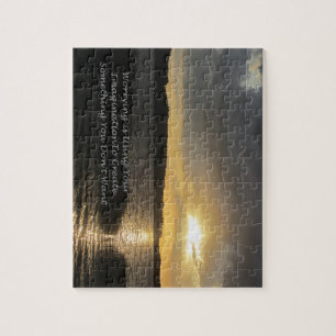 Sunset Photo created into a Puzzle