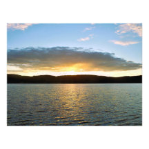 Sunset photo enlargement