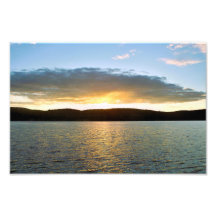 Sunset photo enlargement